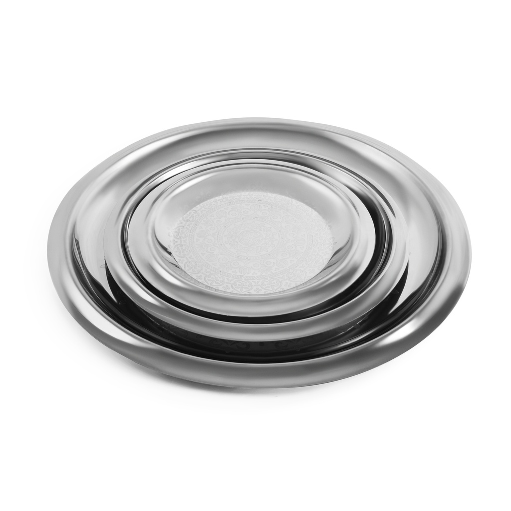 طقم صواني دائري سيلفورا(ليزر)